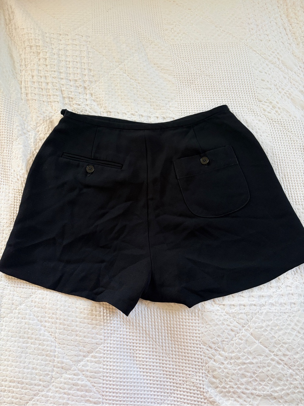 Vintage Banana Republic Classic Black High Waist Black Women's Shorts - Picture 4 of 6